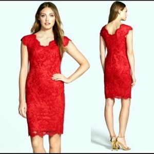 Tadashi Shoji Embroidered Lace Sheath Dress  14